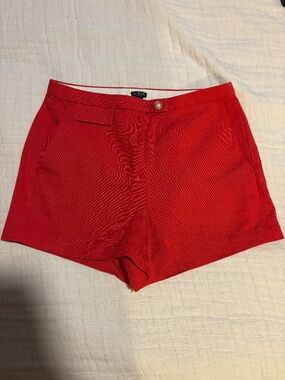 J. Crew Womans Shorts, Size 2 RED
